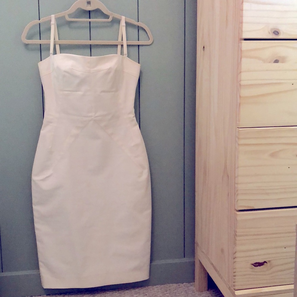D&G White Bustier Cocktail Dress